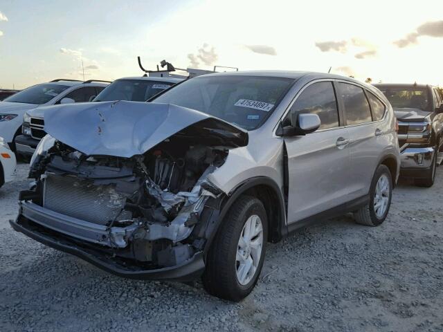 3CZRM3H5XGG711766 - 2016 HONDA CR-V EX SILVER photo 2