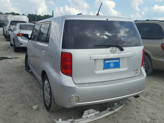 JTLZE4FE2A1111474 - 2010 TOYOTA SCION XB ვერცხლისფერი ფოტო 3