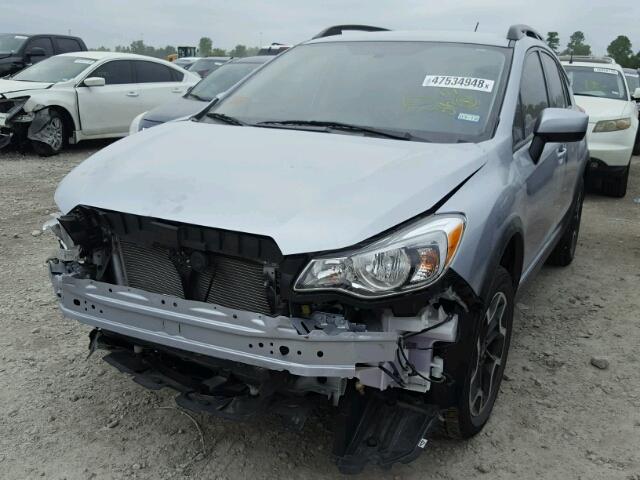 JF2GPABC6HH242104 - 2017 SUBARU CROSSTREK SILVER photo 2