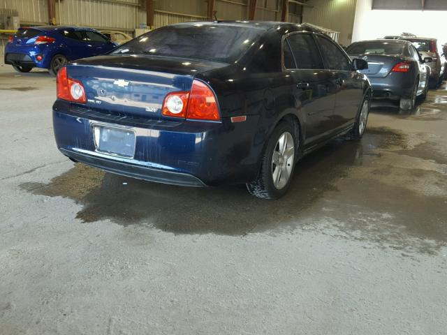1G1ZB5EB4AF113403 - 2010 CHEVROLET MALIBU LS BLUE photo 4