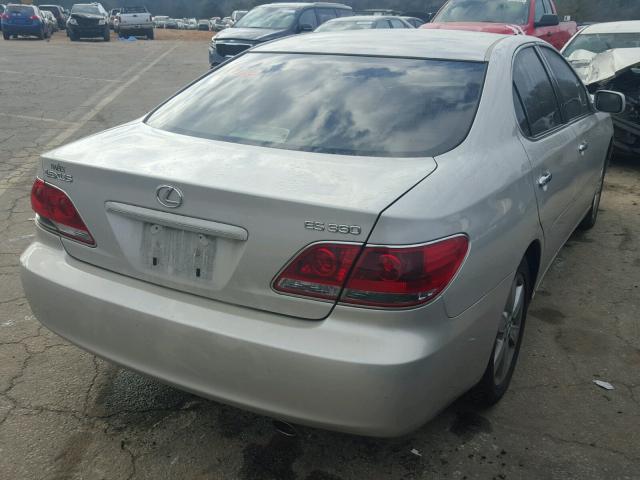 JTHBA30G165157244 - 2006 LEXUS ES 330 SILVER photo 4