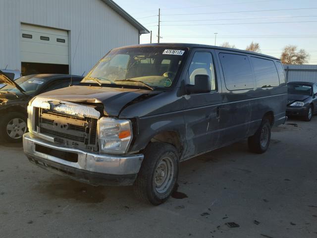 1FBSS31L38DA95563 - 2008 FORD ECONOLINE GRAY photo 2