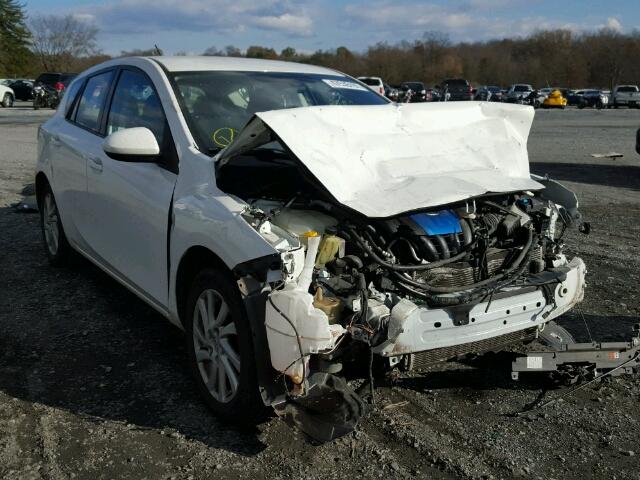 JM1BL1L85C1538957 - 2012 MAZDA 3 I WHITE photo 1