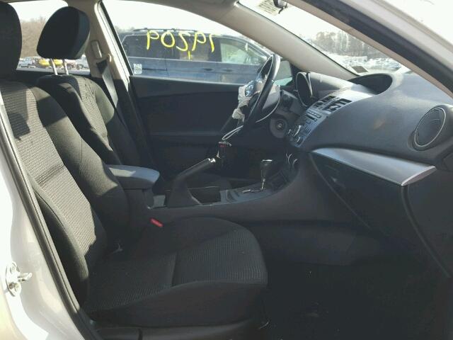 JM1BL1L85C1538957 - 2012 MAZDA 3 I WHITE photo 5