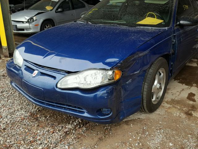 2G1WW12E959148094 - 2005 CHEVROLET MONTE CARL ლურჯი ფოტო 9