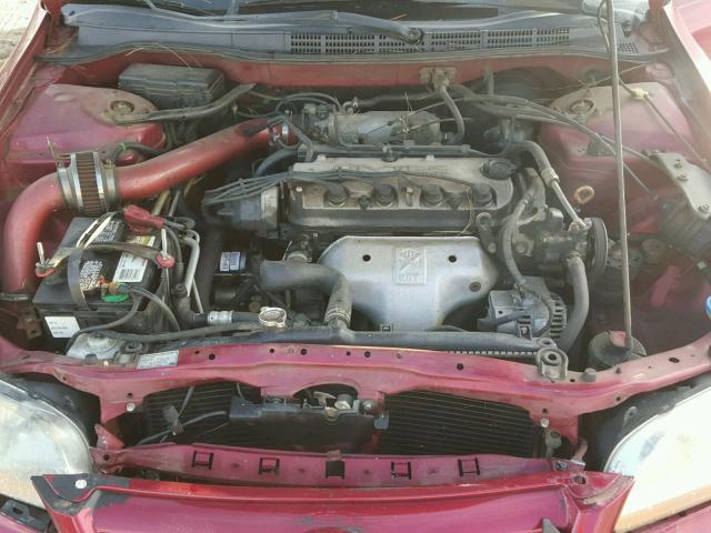 1HGCG56762A069879 - 2002 HONDA ACCORD SE MAROON photo 7