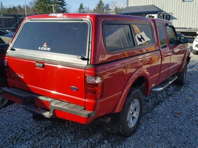 1FTZR45E73TA34481 - 2003 FORD RANGER SUP RED photo 4