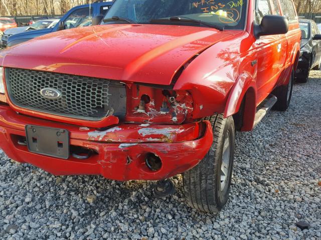 1FTZR45E73TA34481 - 2003 FORD RANGER SUP RED photo 9