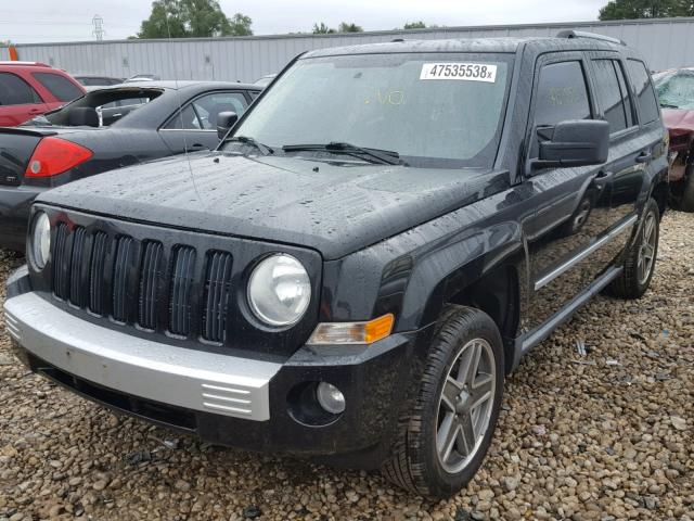 1J4FF48B69D153505 - 2009 JEEP PATRIOT LI BLACK photo 2