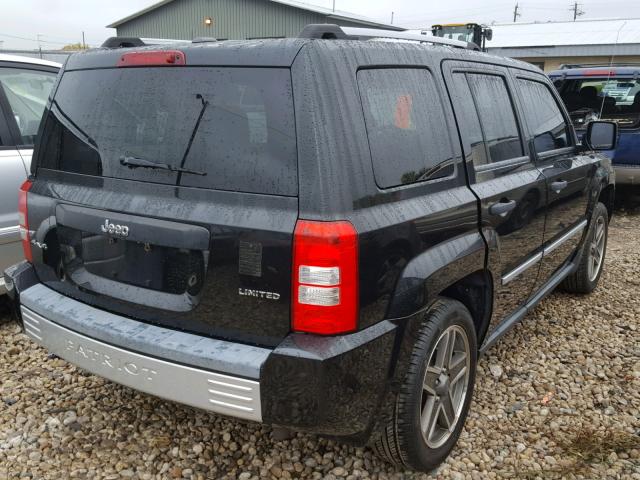 1J4FF48B69D153505 - 2009 JEEP PATRIOT LI BLACK photo 4