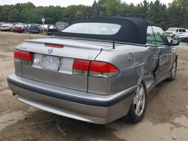 YS3DF78K927005666 - 2002 SAAB 9-3 GRAY photo 4