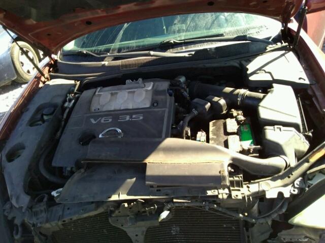 1N4BA41E34C905981 - 2004 NISSAN MAXIMA SE RED photo 7