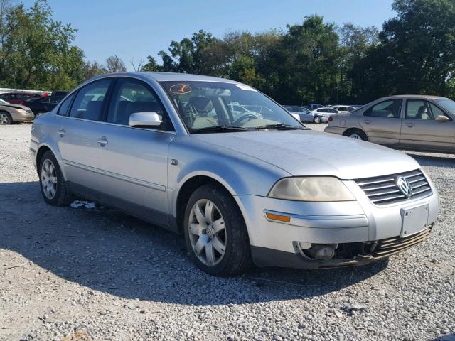 WVWTH63B82P242292 - 2002 VOLKSWAGEN PASSAT GLX SILVER photo 1