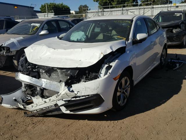 2HGFC2F55HH512216 - 2017 HONDA CIVIC LX WHITE photo 2