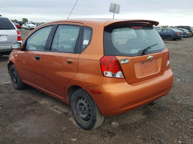KL1TD66628B111737 - 2008 CHEVROLET AVEO BASE Қызғылт сары фото 3