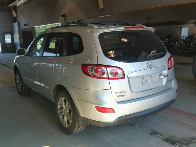 5XYZK3AB1BG033007 - 2011 HYUNDAI SANTA FE L SILVER photo 3