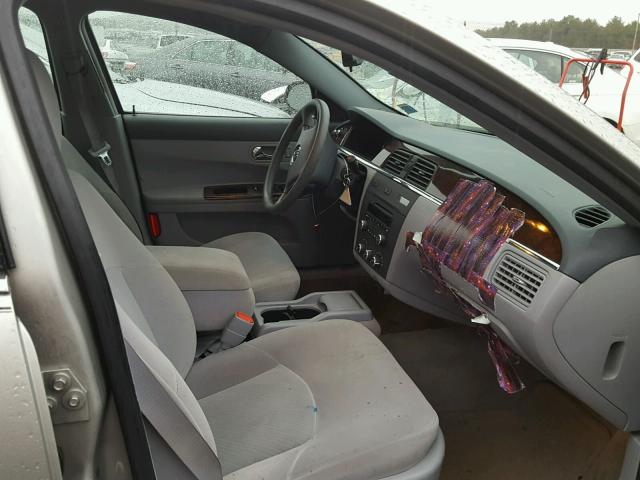 2G4WC582671248185 - 2007 BUICK LACROSSE C BEIGE photo 5