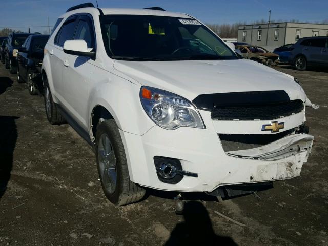 2GNFLGE36F6246524 - 2015 CHEVROLET EQUINOX LT WHITE photo 1