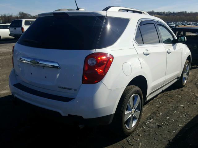 2GNFLGE36F6246524 - 2015 CHEVROLET EQUINOX LT WHITE photo 4