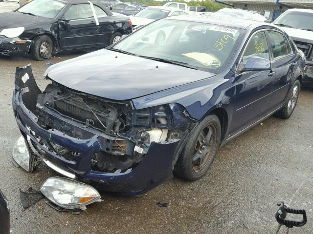 1G1ZH57BX9F110237 - 2009 CHEVROLET MALIBU 1LT BLUE photo 2