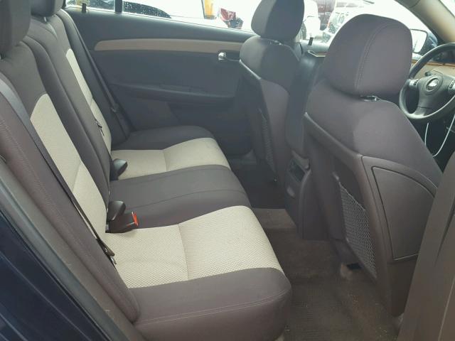 1G1ZH57BX9F110237 - 2009 CHEVROLET MALIBU 1LT BLUE photo 6