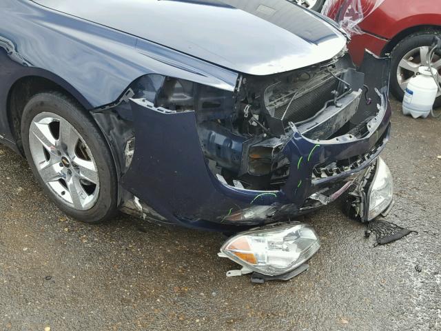 1G1ZH57BX9F110237 - 2009 CHEVROLET MALIBU 1LT BLUE photo 9