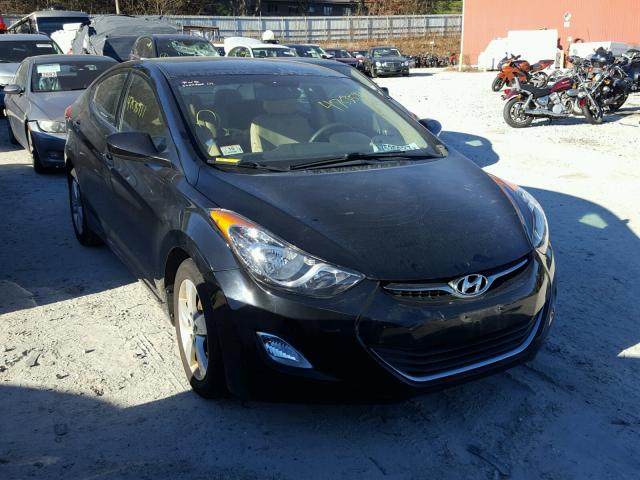 5NPDH4AE8DH227750 - 2013 HYUNDAI ELANTRA GL BLACK photo 1