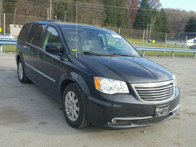 2C4RC1BG3ER138627 - 2014 CHRYSLER TOWN & COU BLACK photo 1