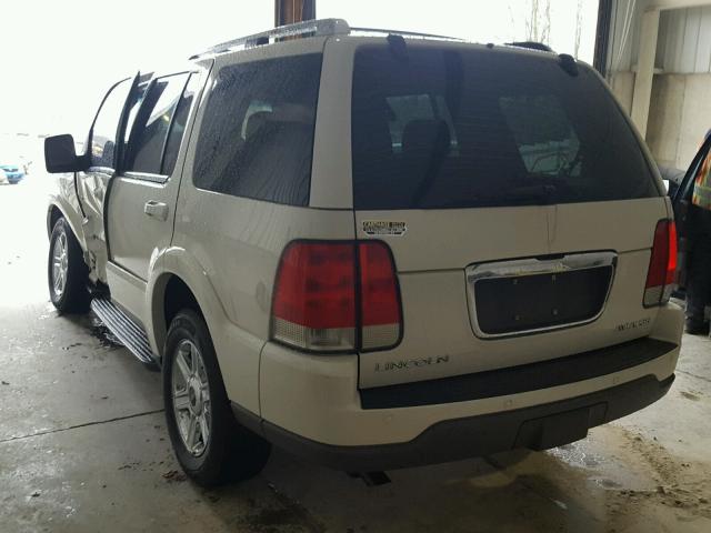 5LMEU88H64ZJ37277 - 2004 LINCOLN AVIATOR 白色 照片 3
