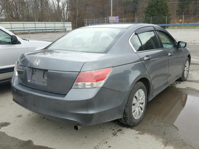 1HGCP26368A083060 - 2008 HONDA ACCORD LX GRAY photo 4