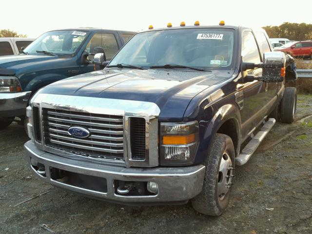 1FTWW32Y58ED11113 - 2008 FORD F350 SUPER BLUE photo 2