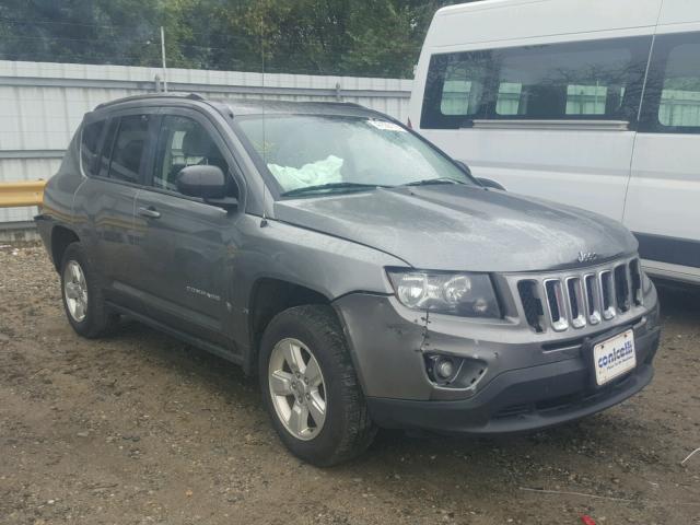 1C4NJCBA7ED523803 - 2014 JEEP COMPASS SP 灰色 照片 1