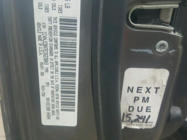 1C4NJCBA7ED523803 - 2014 JEEP COMPASS SP 灰色 照片 10