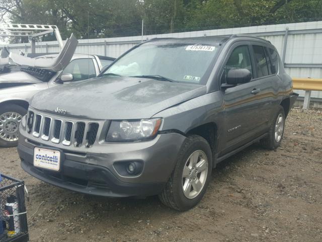 1C4NJCBA7ED523803 - 2014 JEEP COMPASS SP 灰色 照片 2
