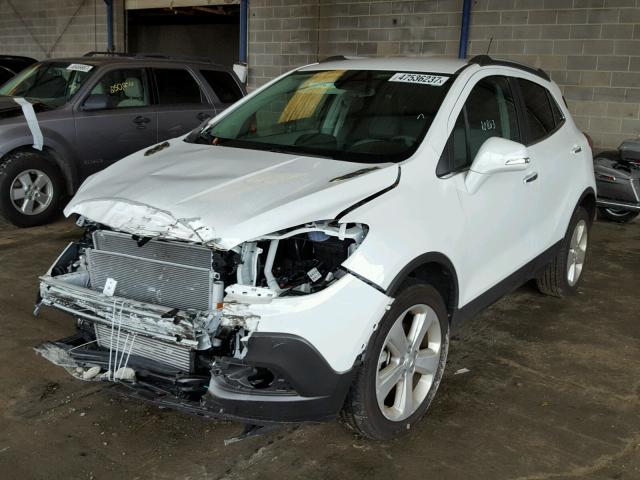 KL4CJASB7GB712206 - 2016 BUICK ENCORE WHITE photo 2