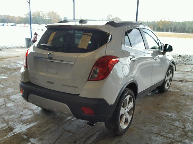 KL4CJASB7GB712206 - 2016 BUICK ENCORE WHITE photo 4