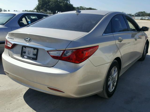 5NPEB4AC7BH023779 - 2011 HYUNDAI SONATA GLS GOLD photo 4