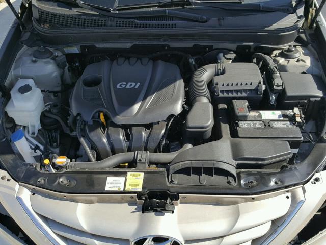 5NPEB4AC7BH023779 - 2011 HYUNDAI SONATA GLS GOLD photo 7