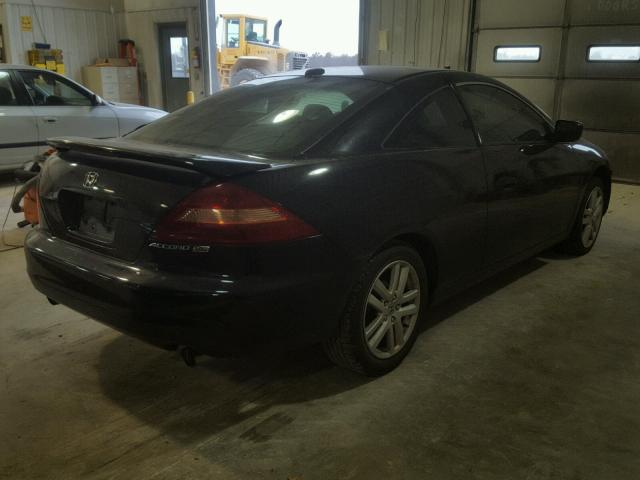 1HGCM81765A012927 - 2005 HONDA ACCORD EX BLACK photo 4