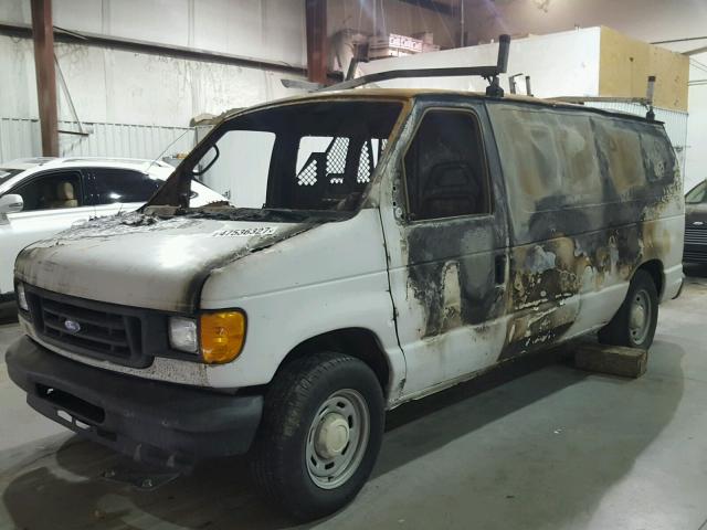 1FTRE14W26HA28194 - 2006 FORD ECONOLINE WHITE photo 2