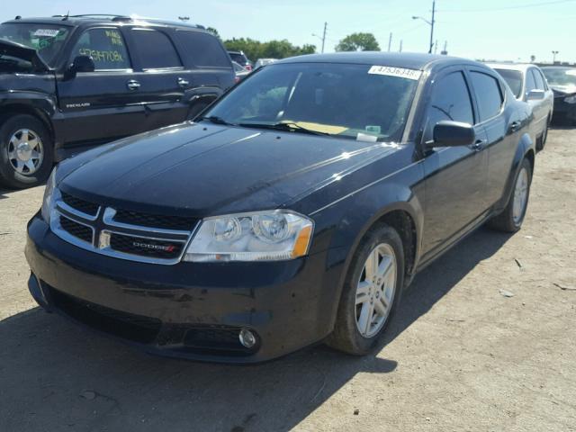 1C3CDZCB5DN605678 - 2013 DODGE AVENGER SX BLACK photo 2