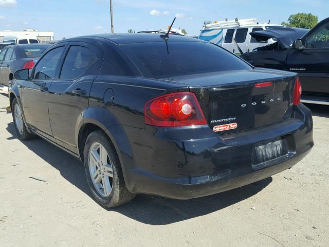 1C3CDZCB5DN605678 - 2013 DODGE AVENGER SX BLACK photo 3