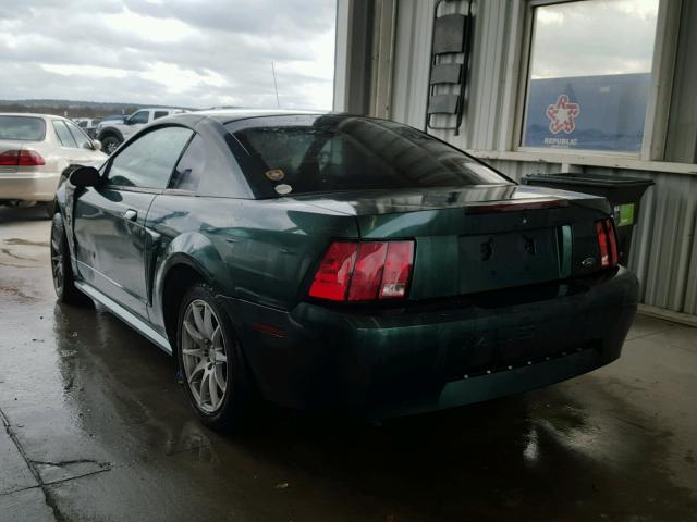 1FAFP40413F334058 - 2003 FORD MUSTANG GREEN photo 3