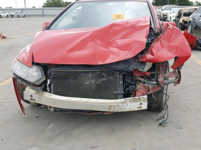 2HGFG12918H570377 - 2008 HONDA CIVIC EXL 红色 照片 9