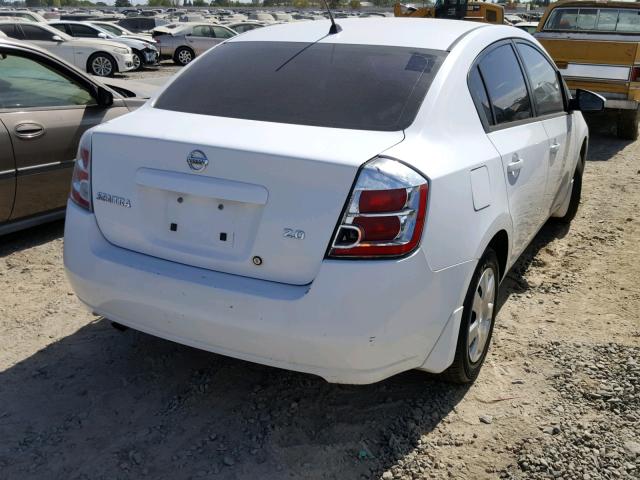 3N1AB61E47L652826 - 2007 NISSAN SENTRA 2.0 WHITE photo 4