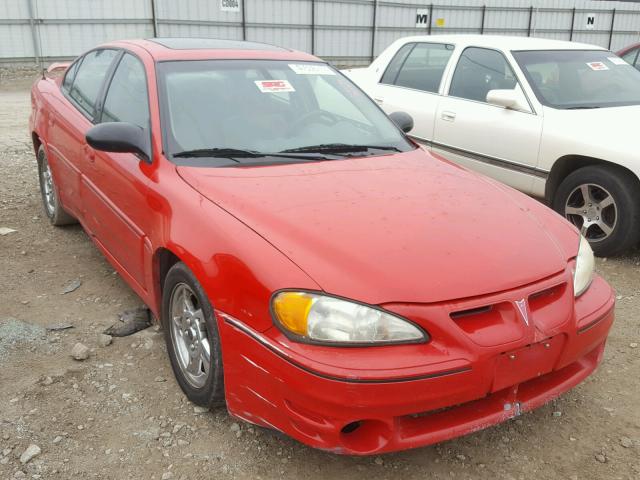 1G2NW52E13C227070 - 2003 PONTIAC GRAND AM G RED photo 1