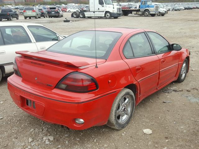 1G2NW52E13C227070 - 2003 PONTIAC GRAND AM G RED photo 4