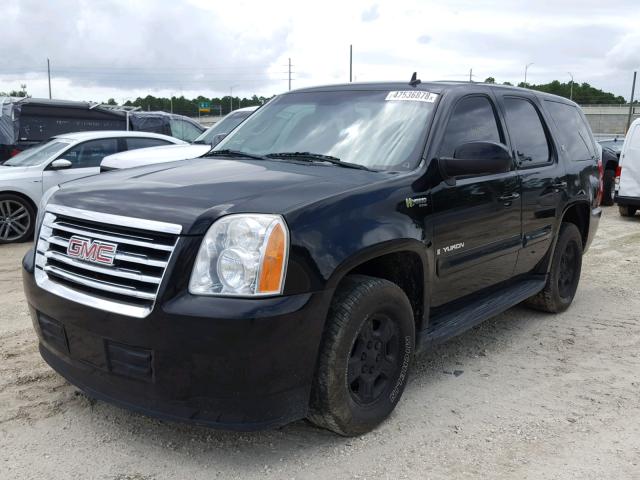 1GKFC13548R210871 - 2008 GMC YUKON HYBR BLACK photo 2