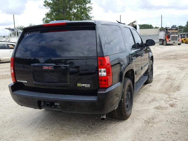 1GKFC13548R210871 - 2008 GMC YUKON HYBR BLACK photo 4