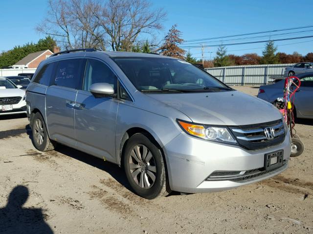 5FNRL5H69FB004627 - 2015 HONDA ODYSSEY EX SILVER photo 1